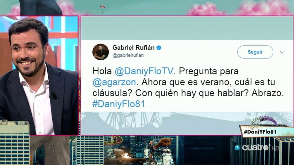 Gabriel Rufián quiere fichar a Alberto Garzón para ERC y se gana una cobra