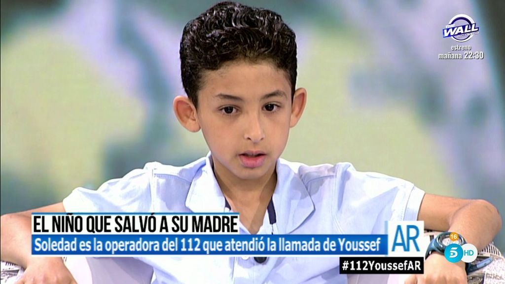 Entrevista exclusiva a Youssef, el niño que salvó a su madre: "Supe desde el principio que tenía que llamar al 112"