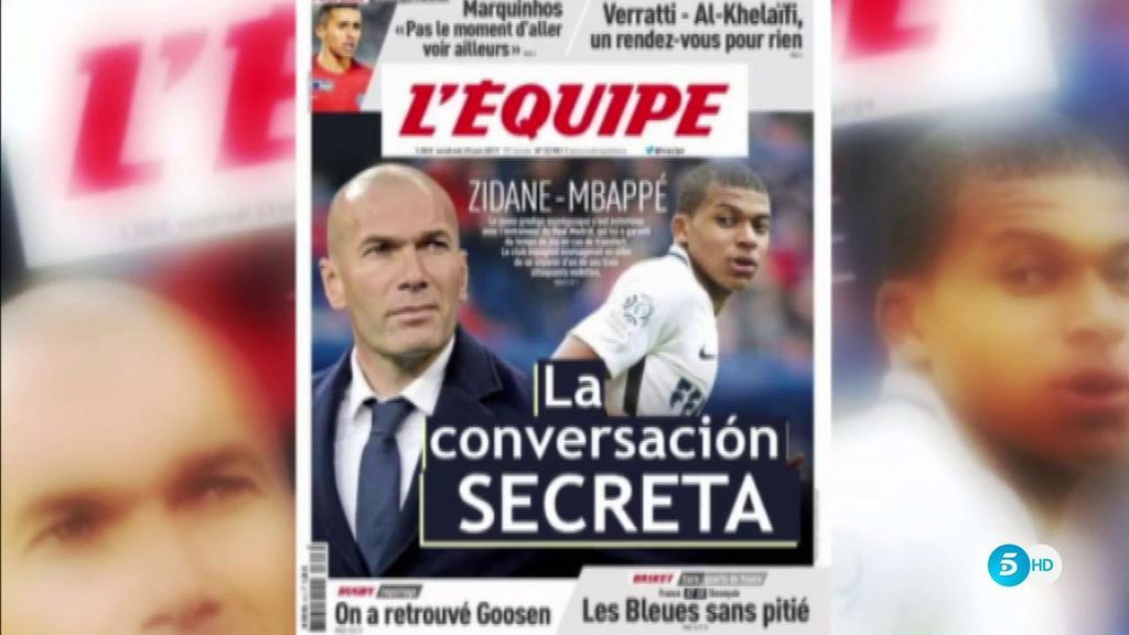 Zidane, a Mbappé: le promete minutos y convertirlo en una estrella de talla mundial