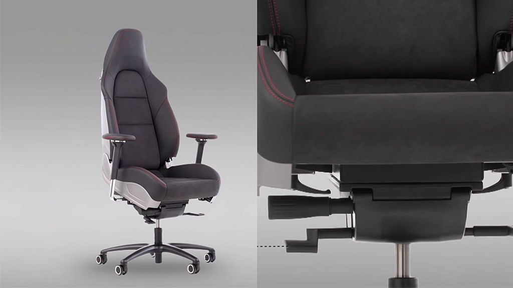 ¿Quieres saber cómo es una silla de oficina igual que el asiento de un Porsche 911? Te decimos el precio