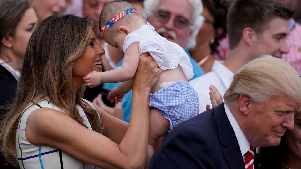 Melania Trump, más relajada que nunca