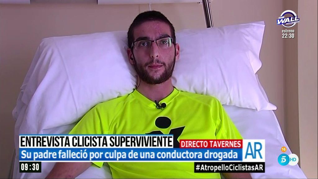 Andrés, ciclista: "Cada día que sales en bicicleta no sabes si vas a volver"