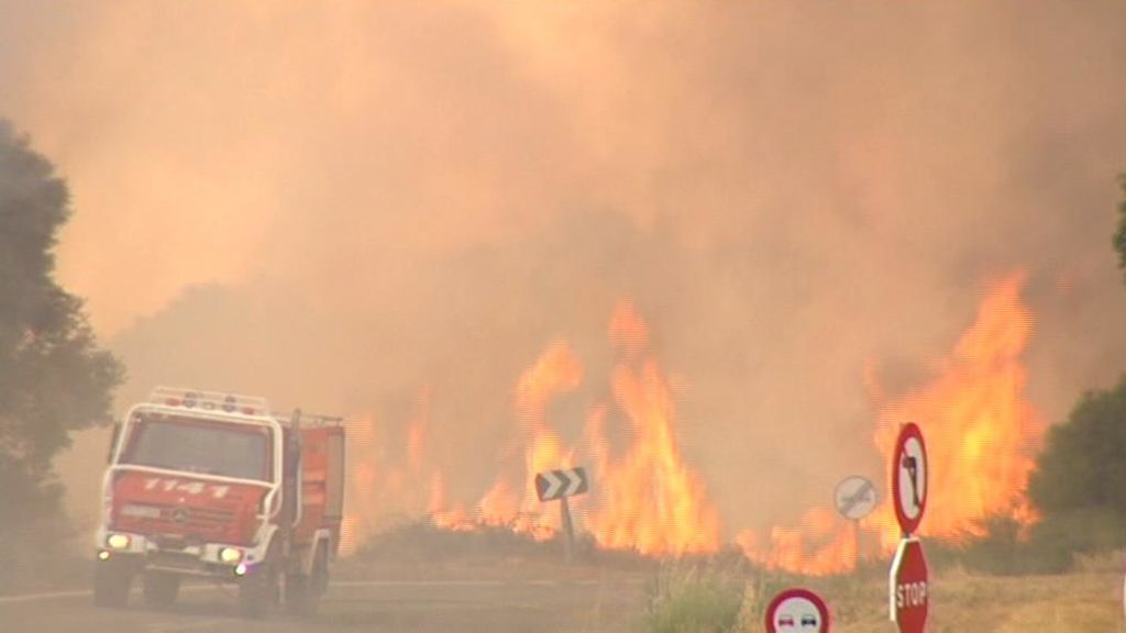 Los primeros incendios del verano en España