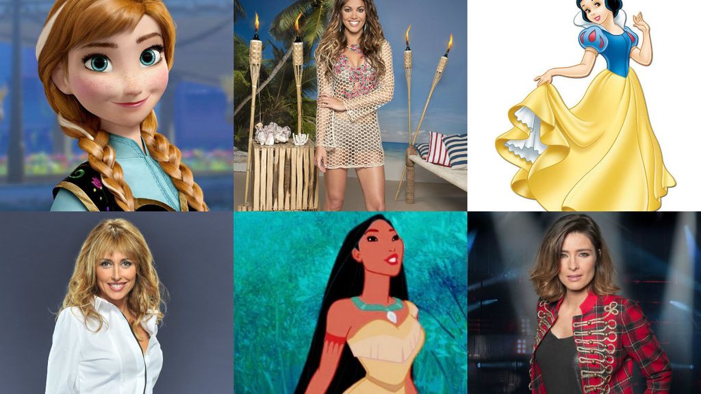 ¿Y si las caras de Mediaset fueran Princesas Disney?