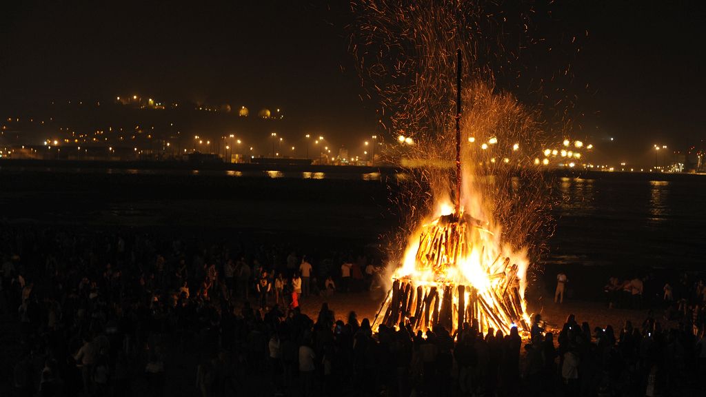 Las  mejores imágenes de la noche de San Juan