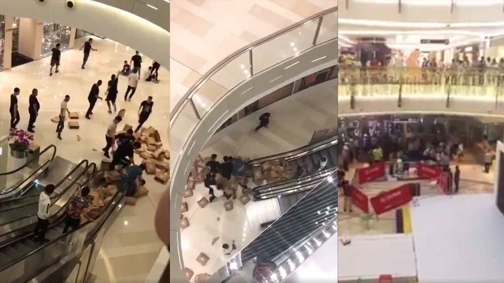 Pelea en un centro comercial chino por las zapatillas diseñadas por Kanye West