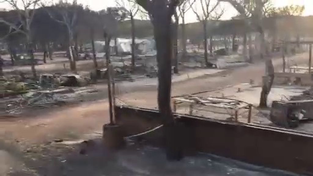 Impresionantes imágenes de las zonas quemadas en Doñana