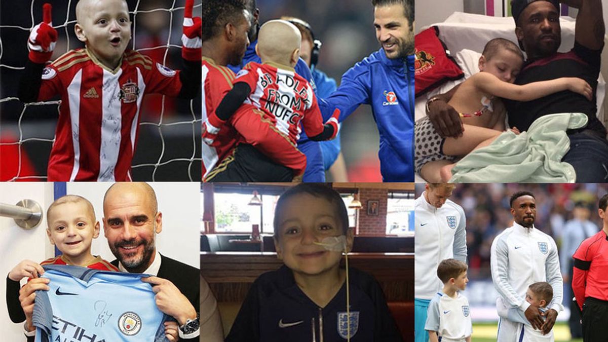 Bradley Lowery, el niño con cáncer terminal amigo de Defoe, pide ayuda a todo el mundo del fútbol Bradley Lowery, el niño con cáncer terminal amigo de Defoe, pide ayuda a todo el mundo del fútbol