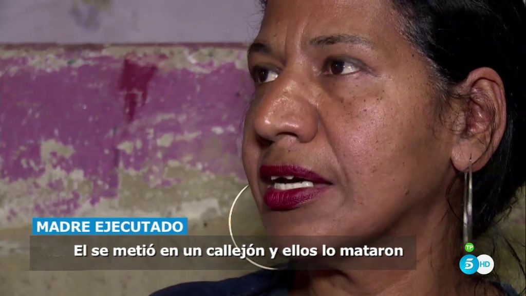 Araceli vio a su hijo morir a tiros en Venezuela: "Estoy muy llena de rabia"