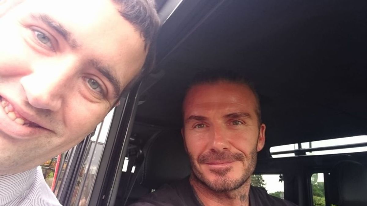 Un descuido de David Beckham revela su gran secreto: ¿Qué pide en el McDonald’s?