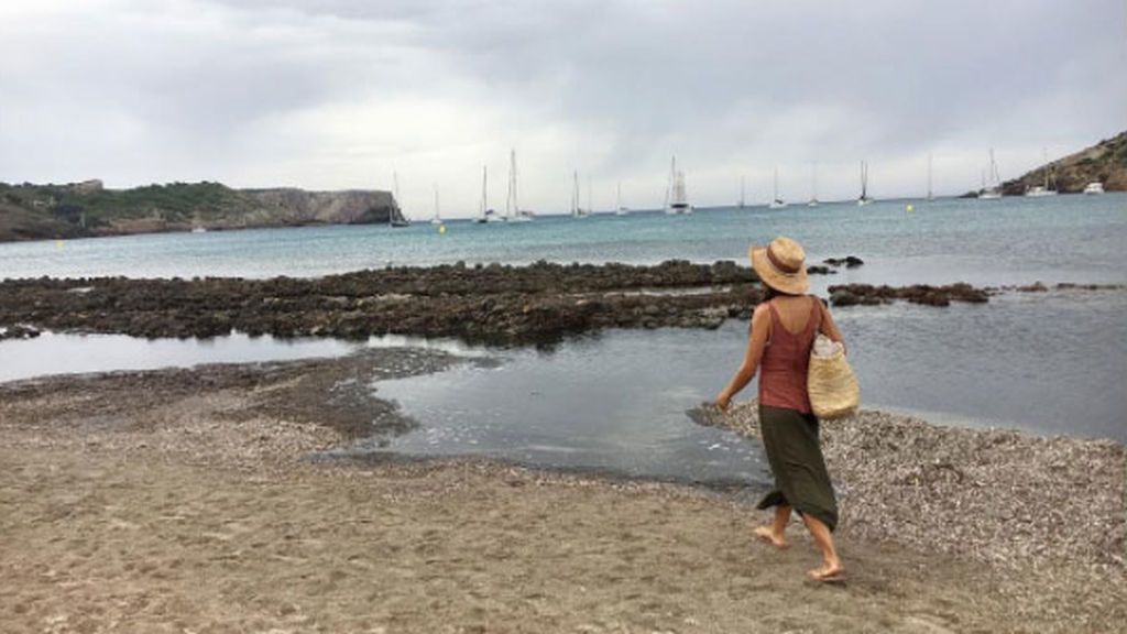 Sara Carbonero: "Encantada de conocerte Menorca"