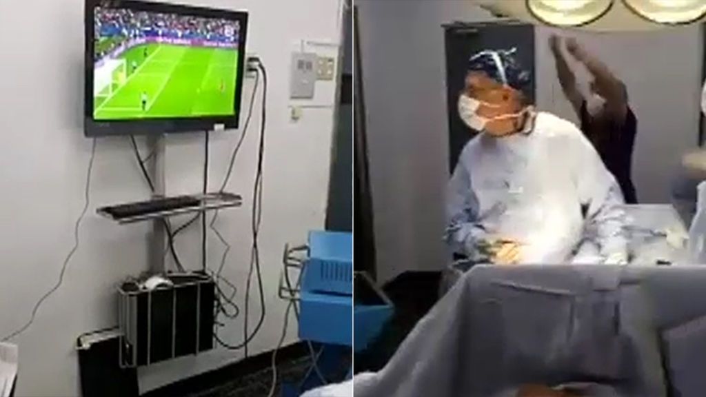 Paran una cirugía para ver una tanda de penaltis de la Copa Confederaciones