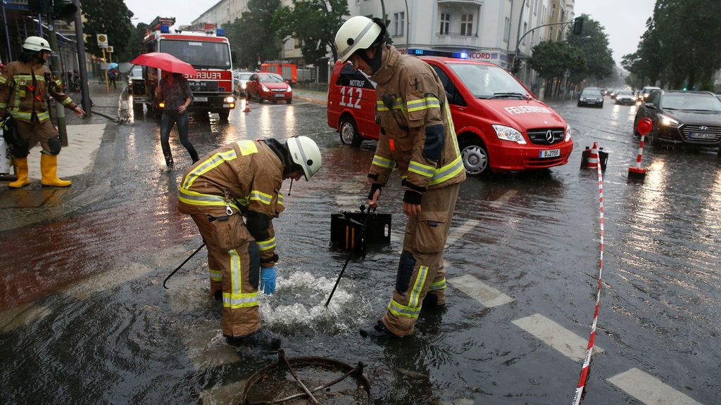 Fuertes lluvias en Berlín Fuertes lluvias en Berlín
