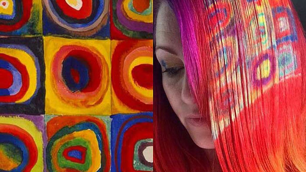 Obras de arte... ¡en el pelo!