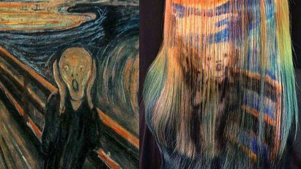 Obras de arte... ¡en el pelo!