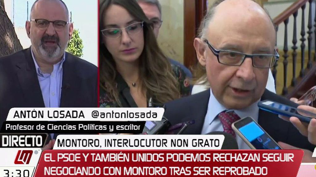 Losada: “Puede que Montoro esté caminando hacia su dimisión asistido por Rajoy”