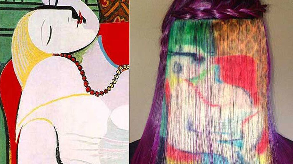 Obras de arte... ¡en el pelo!