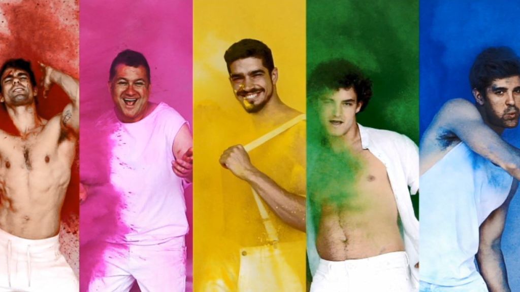 Diversity: así posan los protagonistas de 'Yo quisiera' para formar un arco iris de tolerancia y alegría