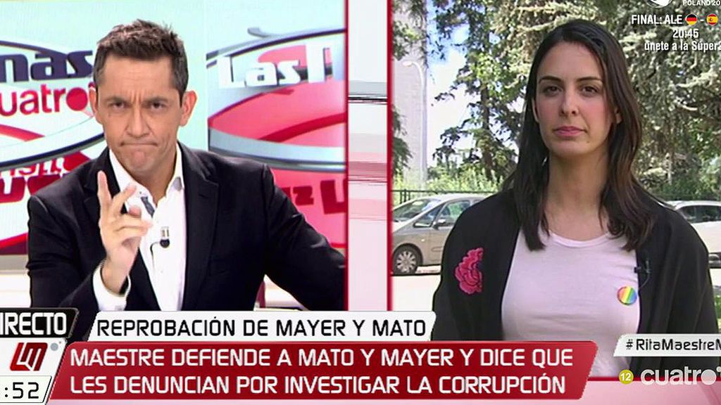 Maestre, de Mayer y Sánchez Mato: “Mis concejales no están imputados”