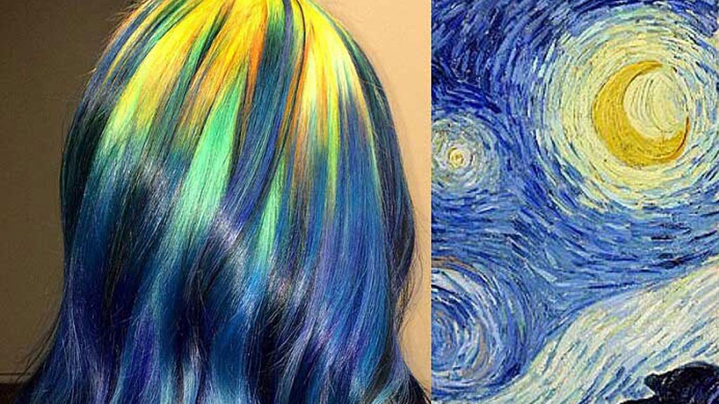 Obras de arte... ¡en el pelo!