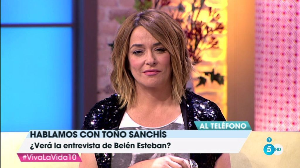 Toño Sanchís, antes de la entrevista de la Esteban en el 'Deluxe': "Belén siempre tiene un enemigo para hacerse platós"