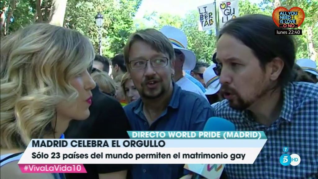 Pablo Iglesias, Albert Rivera… Los principales líderes políticos, en el World Pride de Madrid