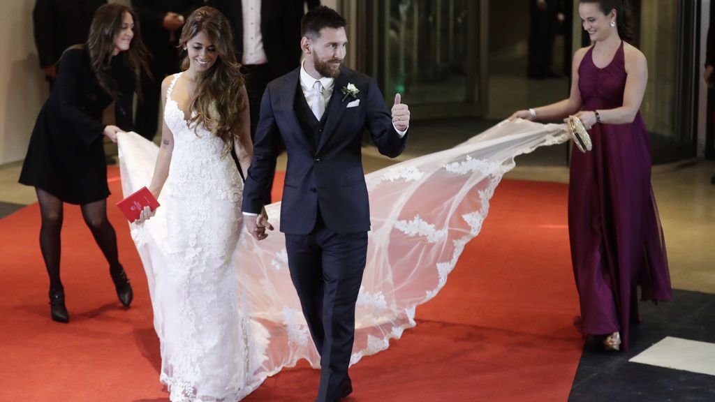 Messi y Antonella se dan el sí quiero en Argentina