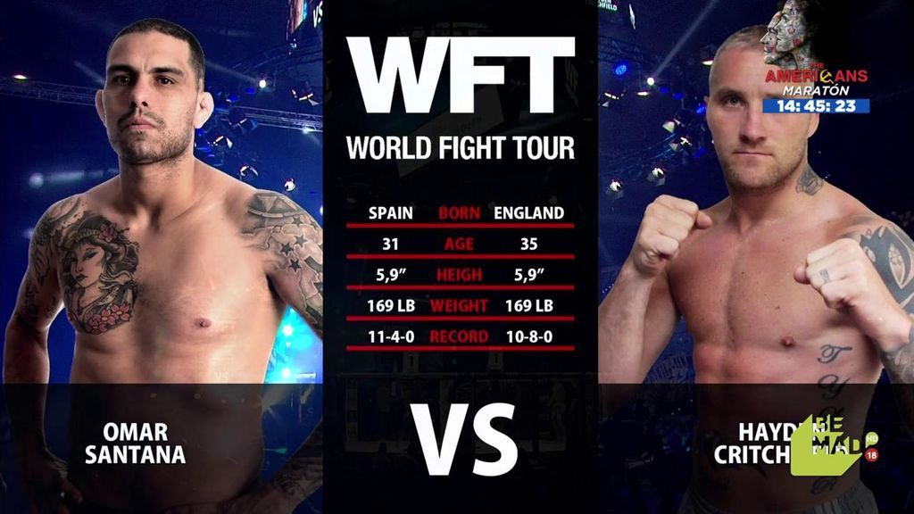 El combate Omar Santana vs Hayden Critchfield íntegro