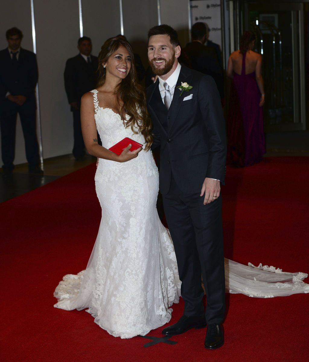 La pareja se casó en Rosario (Argentina), lugar donde se conocieron de niños