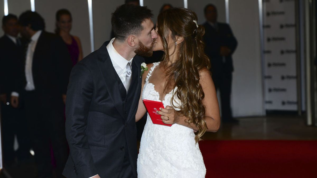 Las redes muestran lo no visto de la boda de Messi y Antonella