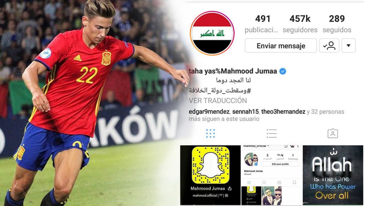 ¡Surrealista! El Instagram de Marcos Llorente es hackeado por iraquíes: “Allah es el único”