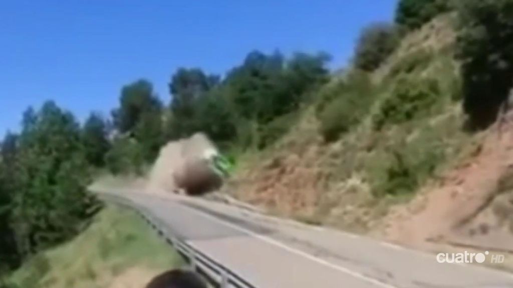 El tremendo accidente en el Rally de Osona: vueltas de campana tras chocar de pleno