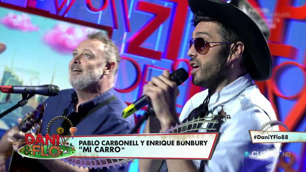 Pablo Carbonell y Enrique Martínez Bunbury cantan a dúo 'Mi carro'
