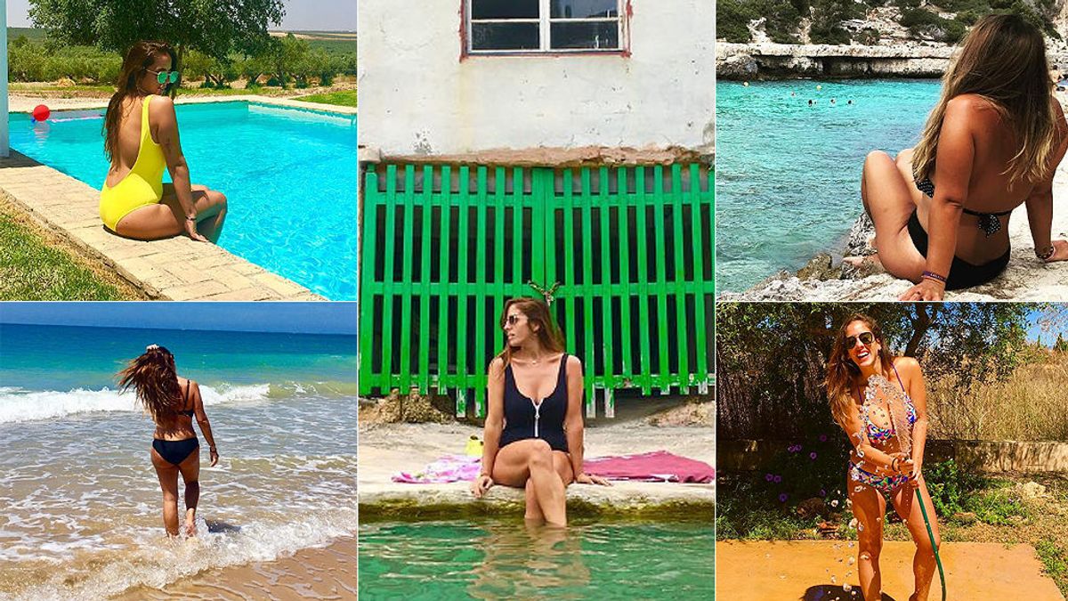 Anabel Pantoja presume en Instagram de su moda baño 2017