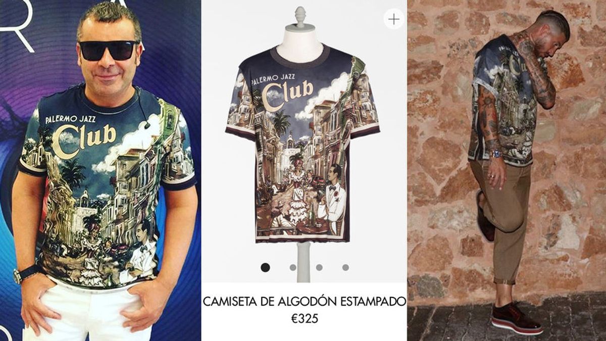 ¡Sabemos de dónde es la camiseta con la que Jorge Javier y Sergio Ramos han coincidido!