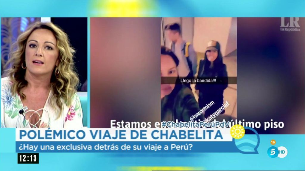 Sandra Aladro: “Chabelita no ha recibido remuneración por la entrevista en Perú”