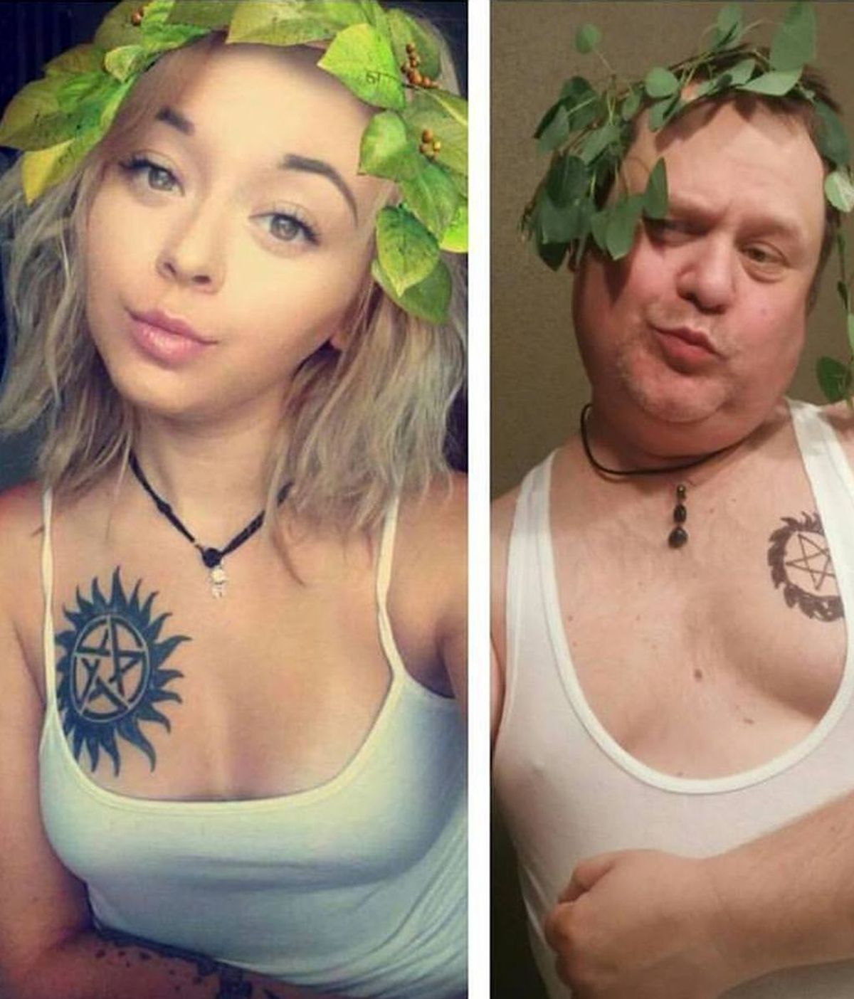 Un padre recrea las fotos de su hija en las redes sociales y se hace viral en la Red