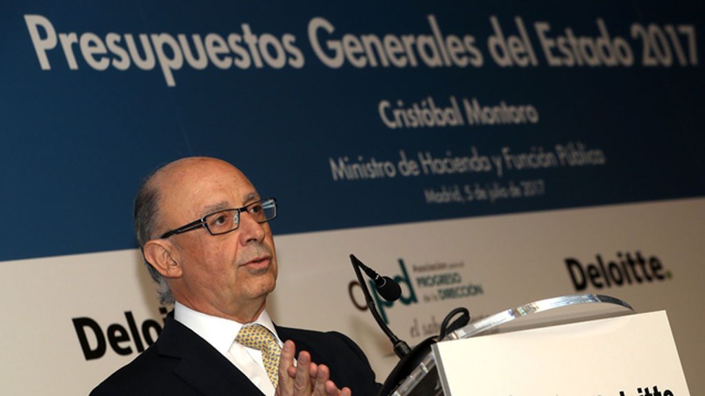 El ministro de Hacienda y Función Pública, Cristóbal Montoro