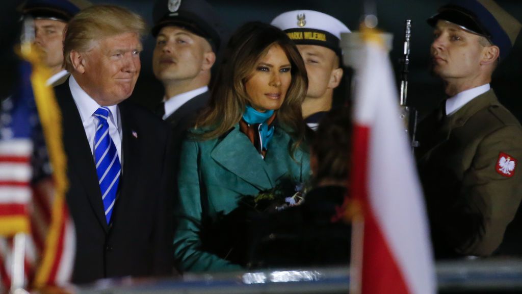 Trump comienza en Polonia una gira europea de cuatro días que le llevará al G20
