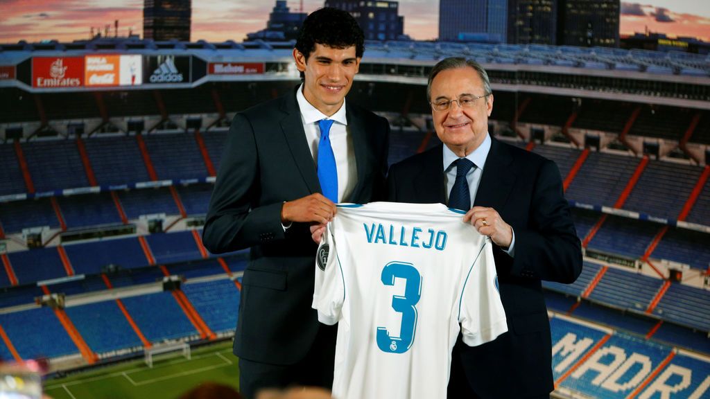 Vallejo promete “humildad y sacrificio” en su presentación como jugador del Real Madrid