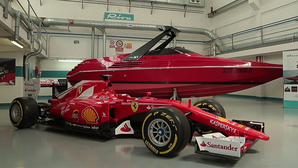 ¿Qué tienen en común Riva , marca exclusiva de yates, con la escudería Ferrari?