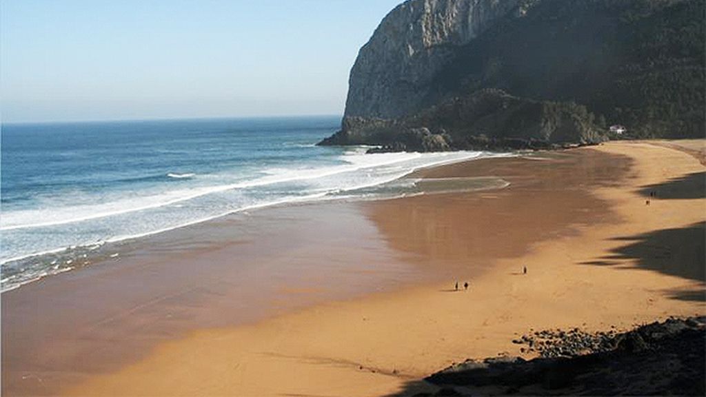 Playa Laga, en Vizcaya