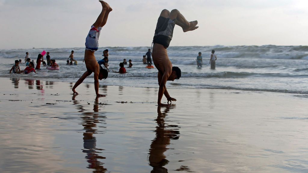 Playa de la ciudad de Gaza