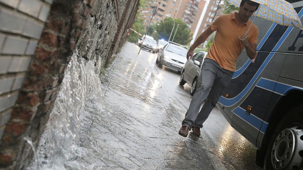 Madrid se llena de goteras