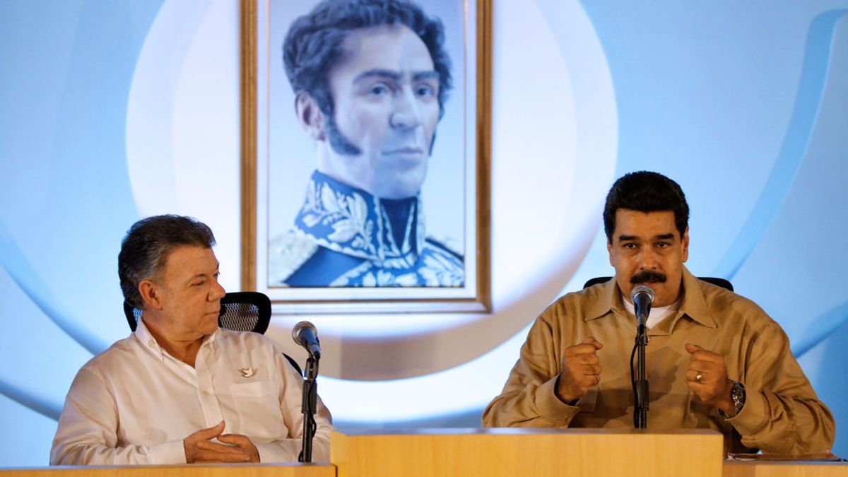 Maduro, a Santos: "Colombia se fundó aquí. Yo soy tu padre. Híncate ante tu padre"