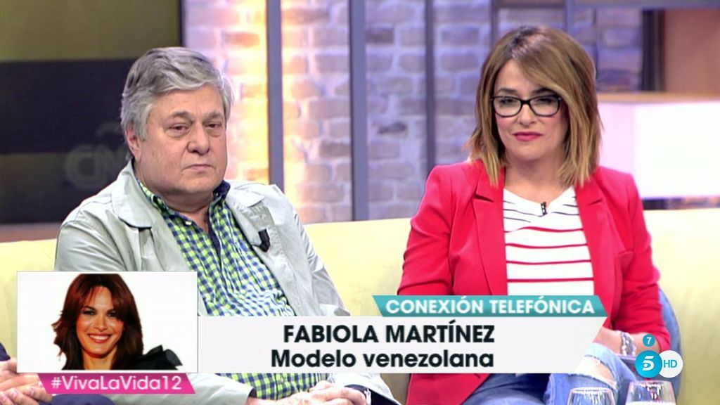 Fabiola, esposa de Bertín Osborne, emocionada: "Hoy es un día feliz para toda Venezuela"