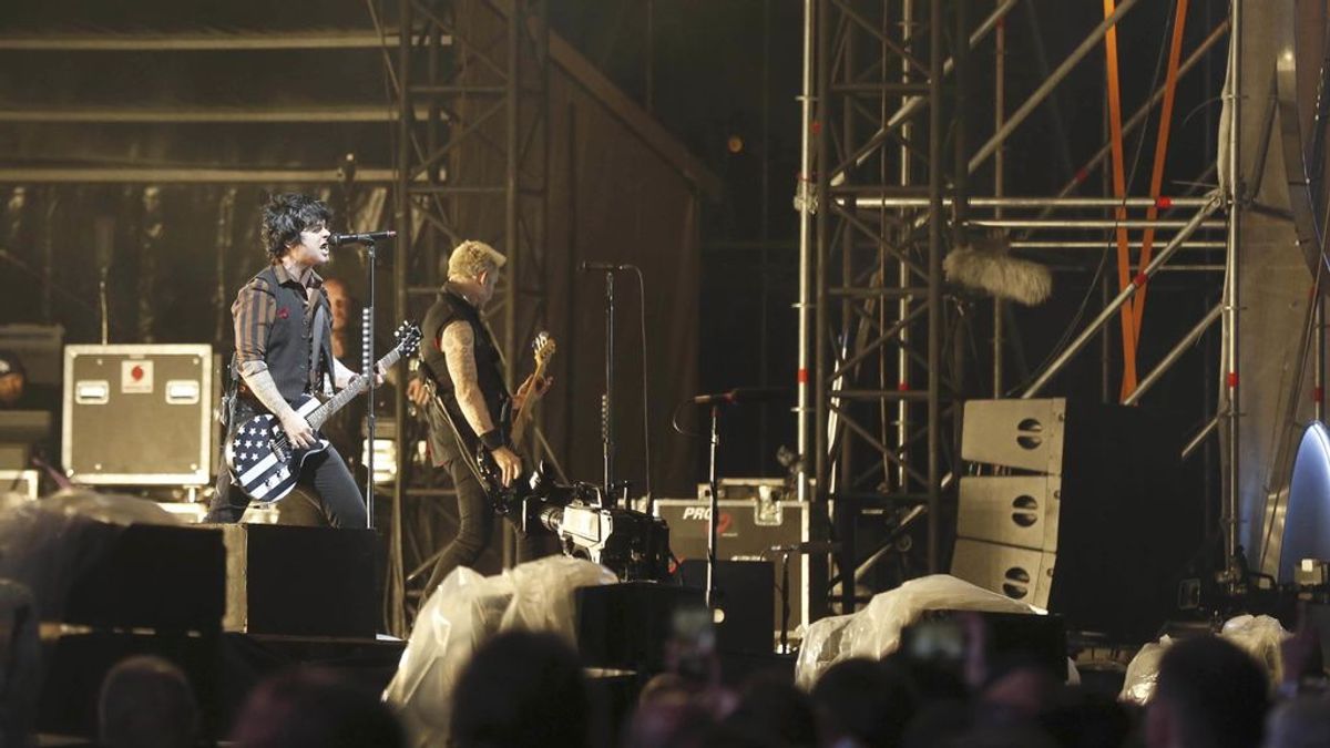 Green Day en su actuación en el Mad Cool de Madrid