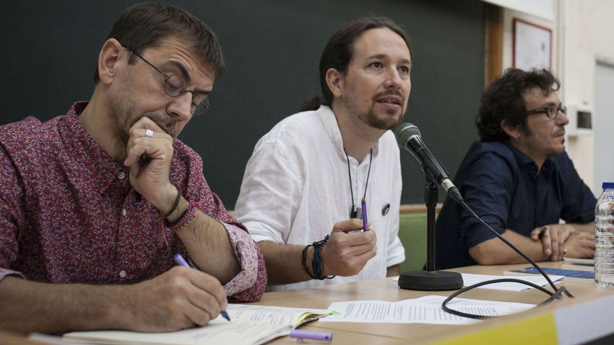 Monedero, Iglesias y 'Kichi' en la Universidad de Verano de Podemos en Cádiz