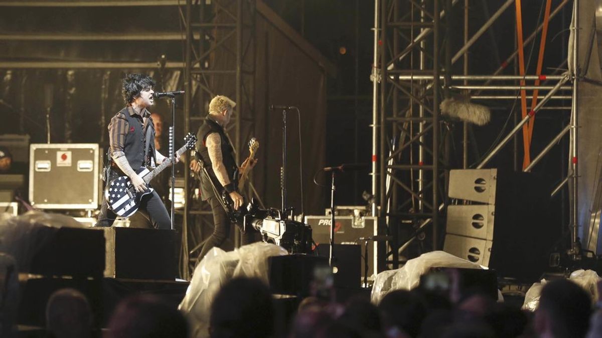 Green Day en su actuación en el Mad Cool en Madrid