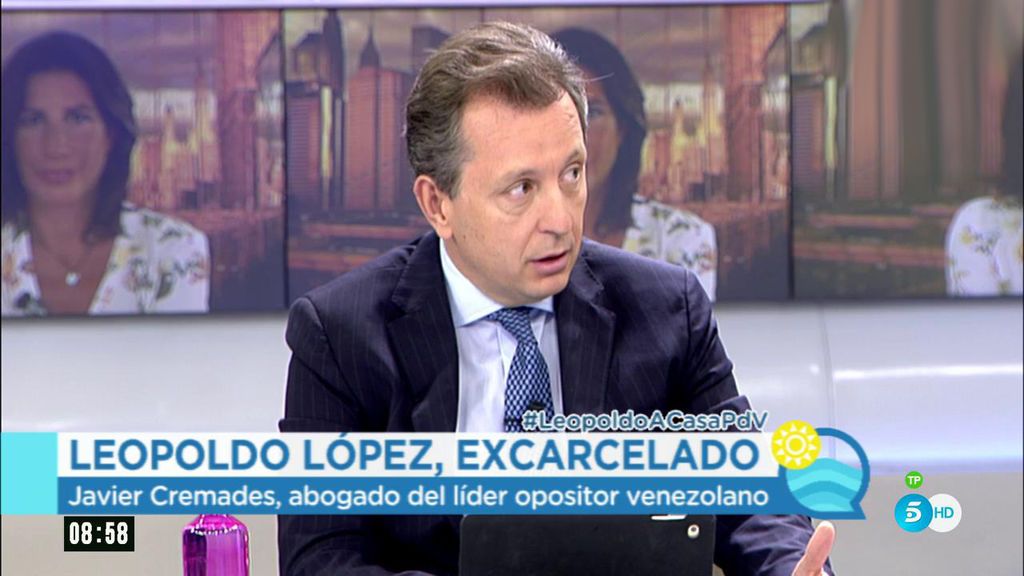 El abogado de Leopoldo López: "Es mejor que la cárcel, pero sigue sin estar en libertad"